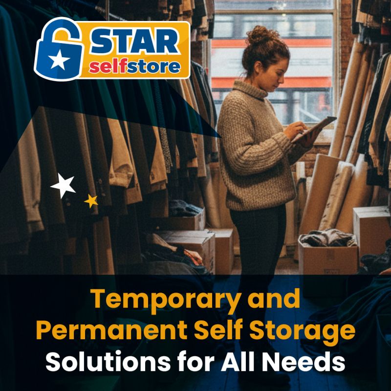Temporary and Permanent Self Storage Solutions for All Needs