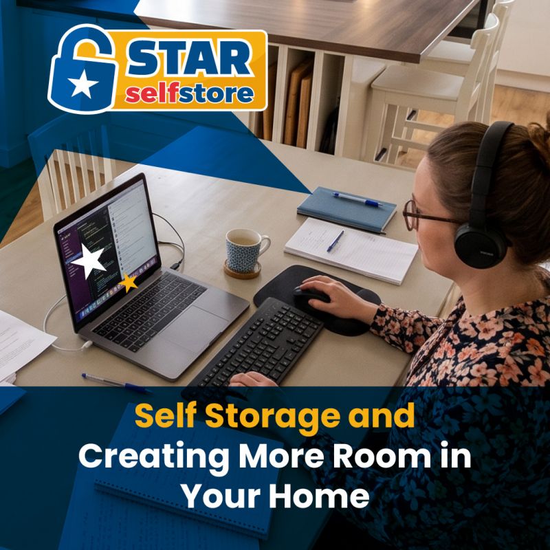 Self Storage and Creating More Room in Your Home
