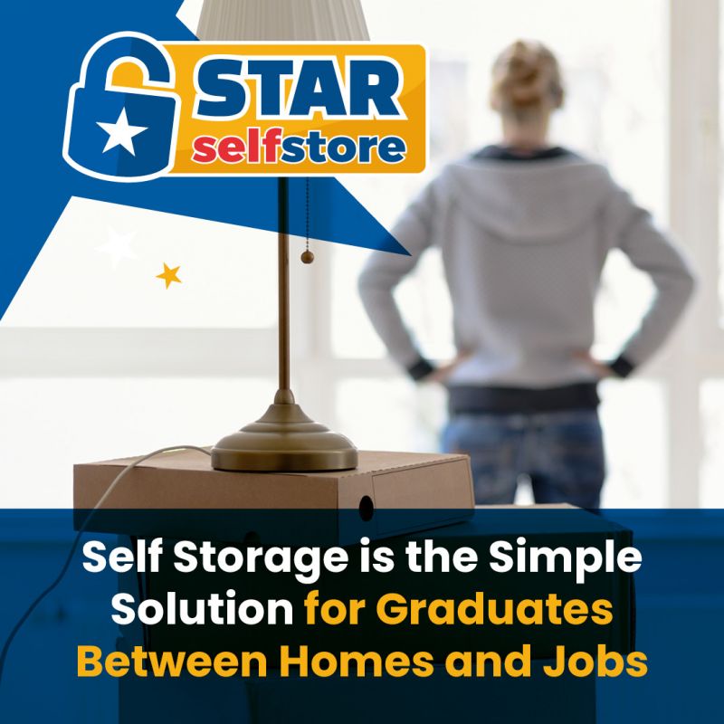 Self Storage is the Simple Solution for Graduates Between Homes and Jobs