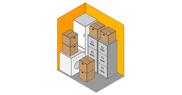 35 sq ft storage size guide