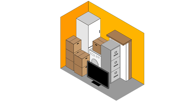 50 sq ft storage size guide